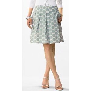 Banana Republic The Selfish Seamstress Silk Polka Dot Midi Skirt in Light Blue